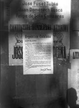 Cartell de la proclamació de la República Catalana (ANC-Fons Gabrel Casas. Any 1931)