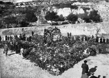 Marxa del fèretre de Macià al cementiri nou (ANC-Fons Brangulí, Fotògrafs. Any 1933)