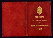 Bitllet de lliure circulació pel Congrés dels Diputats l’any 1901 