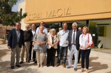 Fotografia oficial de la visita del president Pasqual Maragall (Ajuntament de les Borges Blanques)